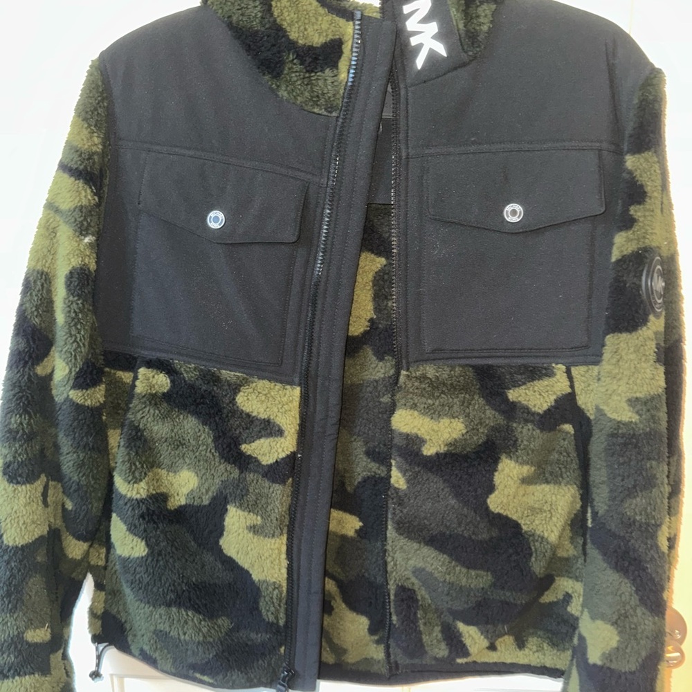 Camouflage Sherpa Michael Kors Jacket